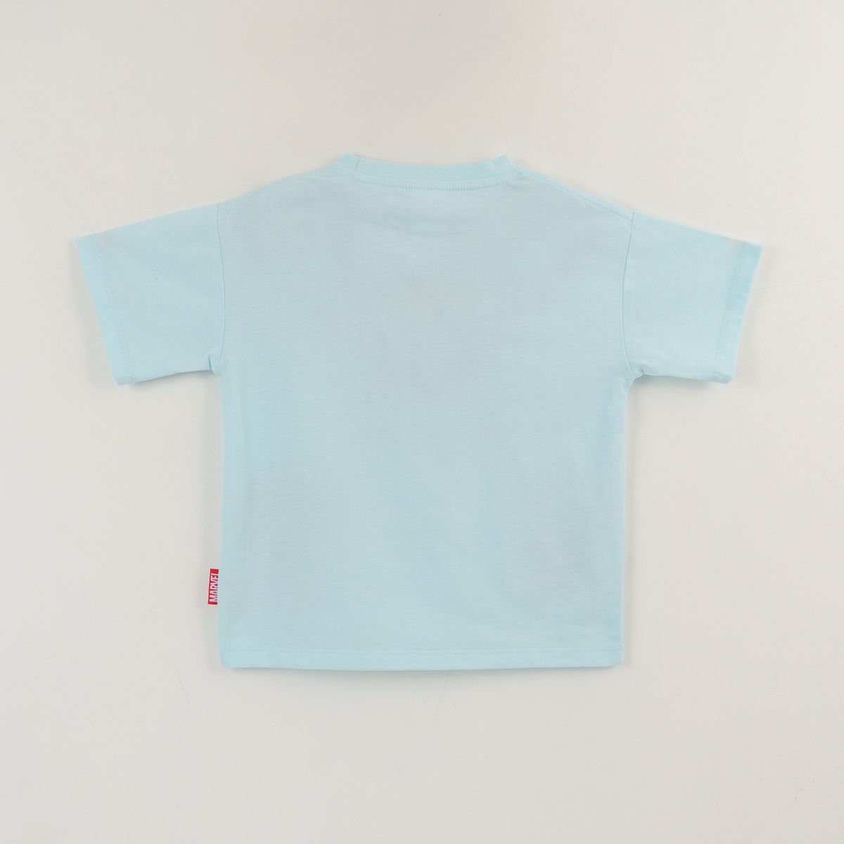 MARVEL - Polera Manga Corta Niño Turquesa Personajes Spidey Marvel