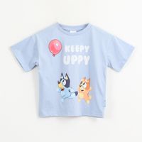 Polera Manga Corta Niño Celeste Estampado Globo