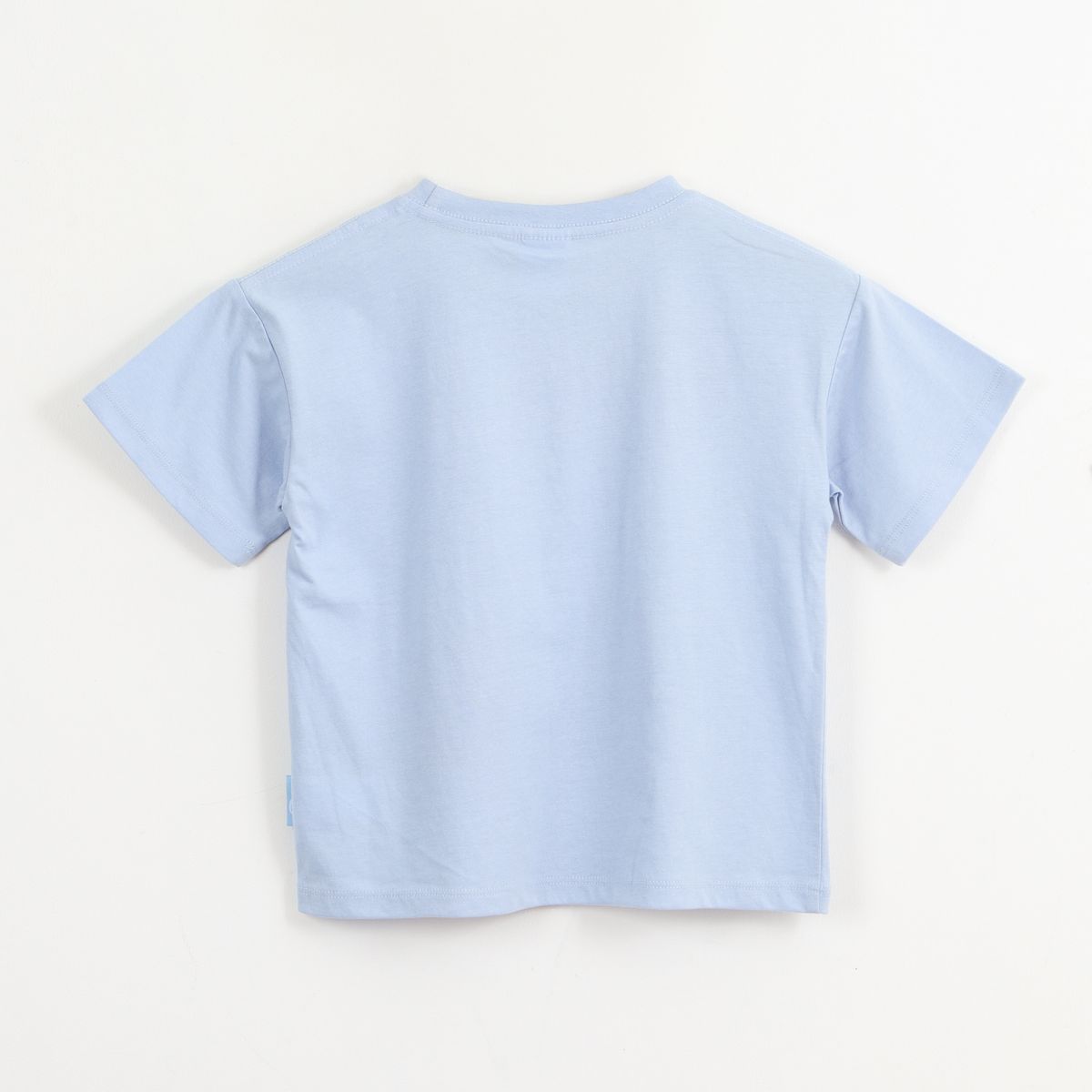 BLUEY - Polera Manga Corta Niño Celeste Estampado Globo Bluey