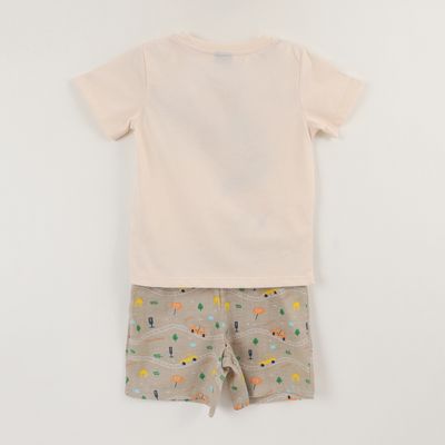 Imagen 2 del producto Pijama Manga Corta Niño Beige Go Mickey