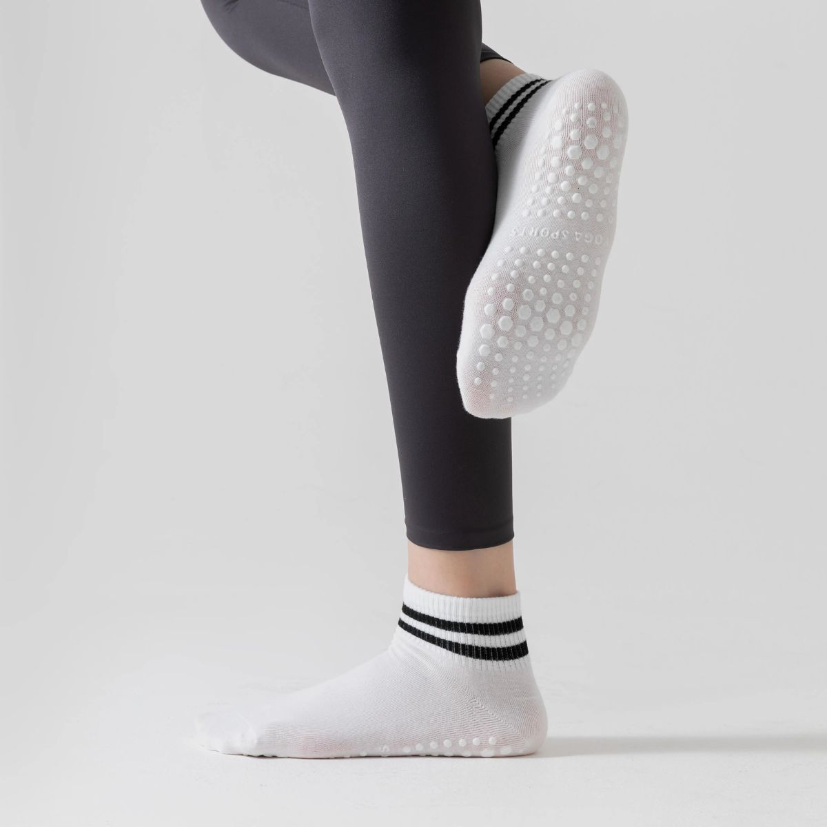 GENERICO - Calcetines Antideslizantes Algodon YOGA PILATES PAR