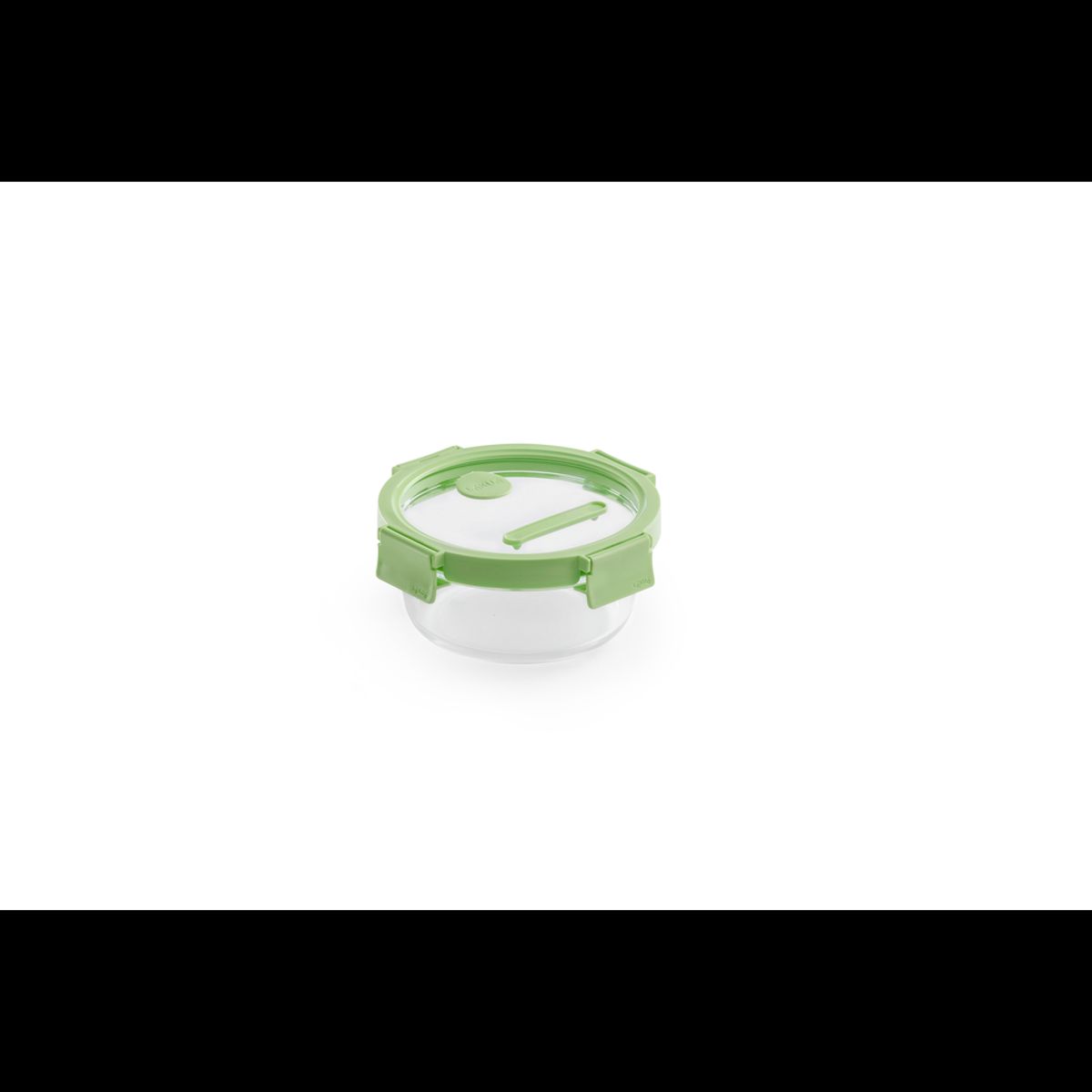 LEKUE - Recipiente hermético 100% de vidrio 650 ml Rojoondo