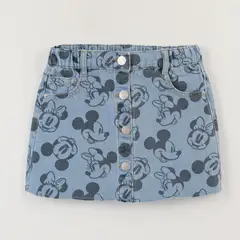 DISNEY - Short Niña Azul Mezclilla Minnie