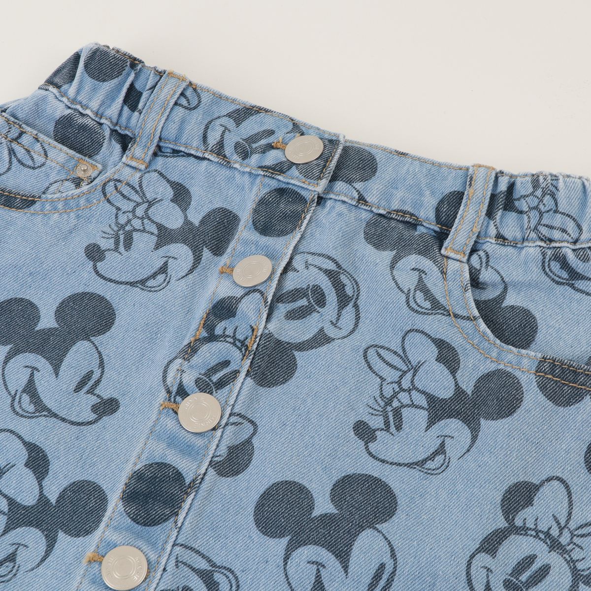 DISNEY - Short Niña Azul Mezclilla Minnie Disney