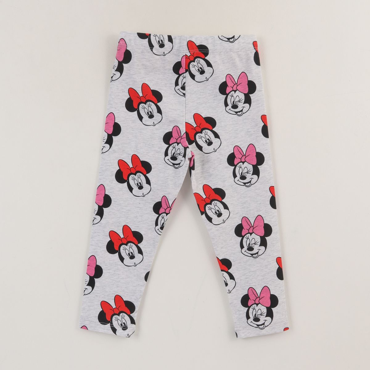 DISNEY - Calza Niña Gris Caras Minnie Disney