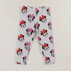 DISNEY - Calza Niña Gris Caras Minnie