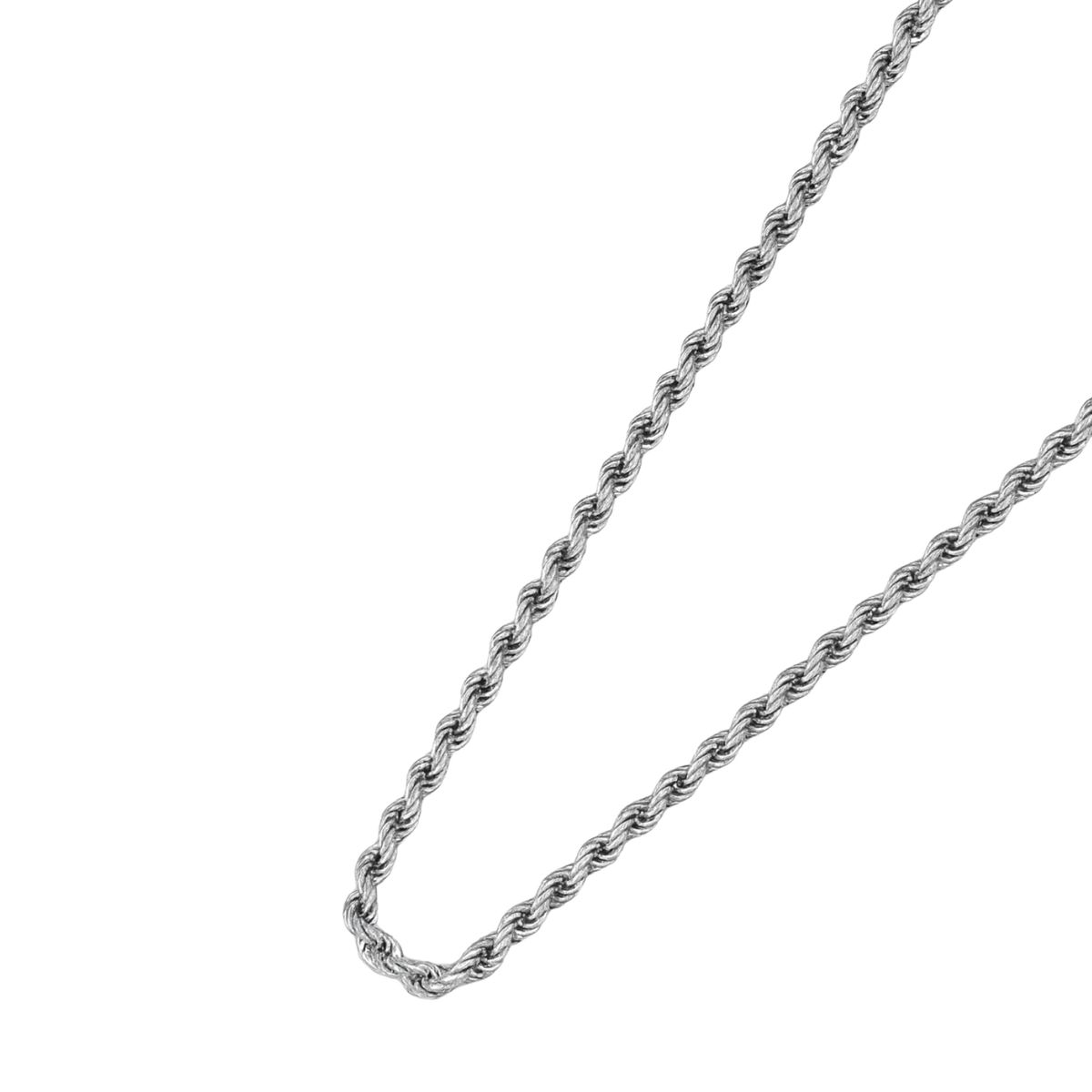 JB JOYAS BARON - Cadena de Plata Esterlina 925 Turbillón 13,4gr. 45cm.