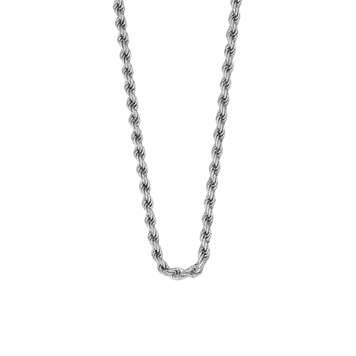 JB JOYAS BARON - Cadena de Plata Esterlina 925 Turbillón 13,4gr. 45cm.