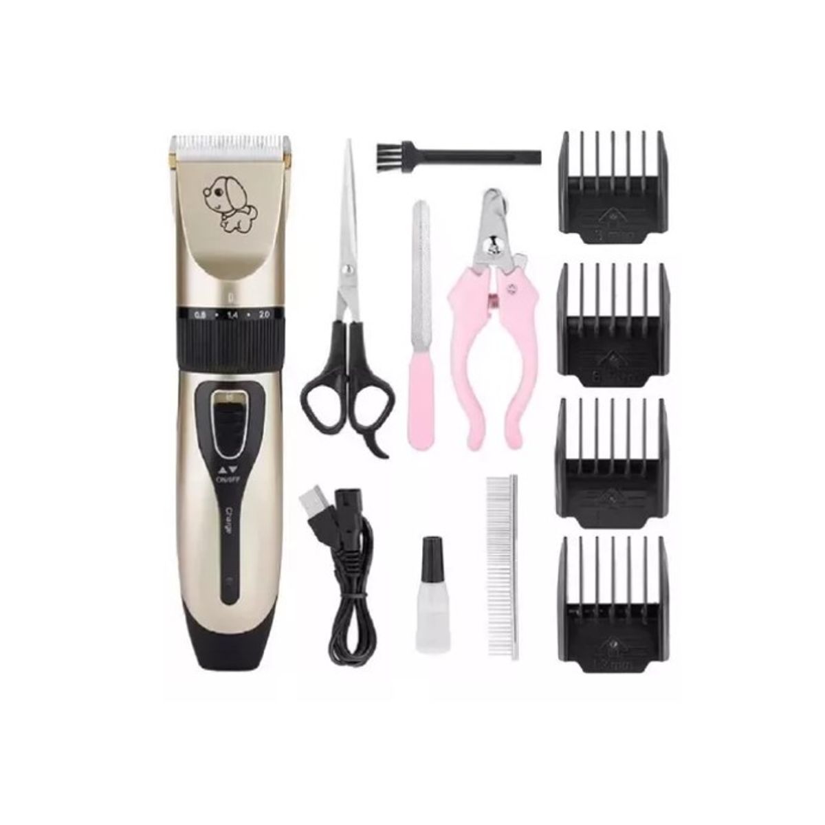 GENERICO - Máquina Corta Pelo Recargable Mascotas  Accesorios