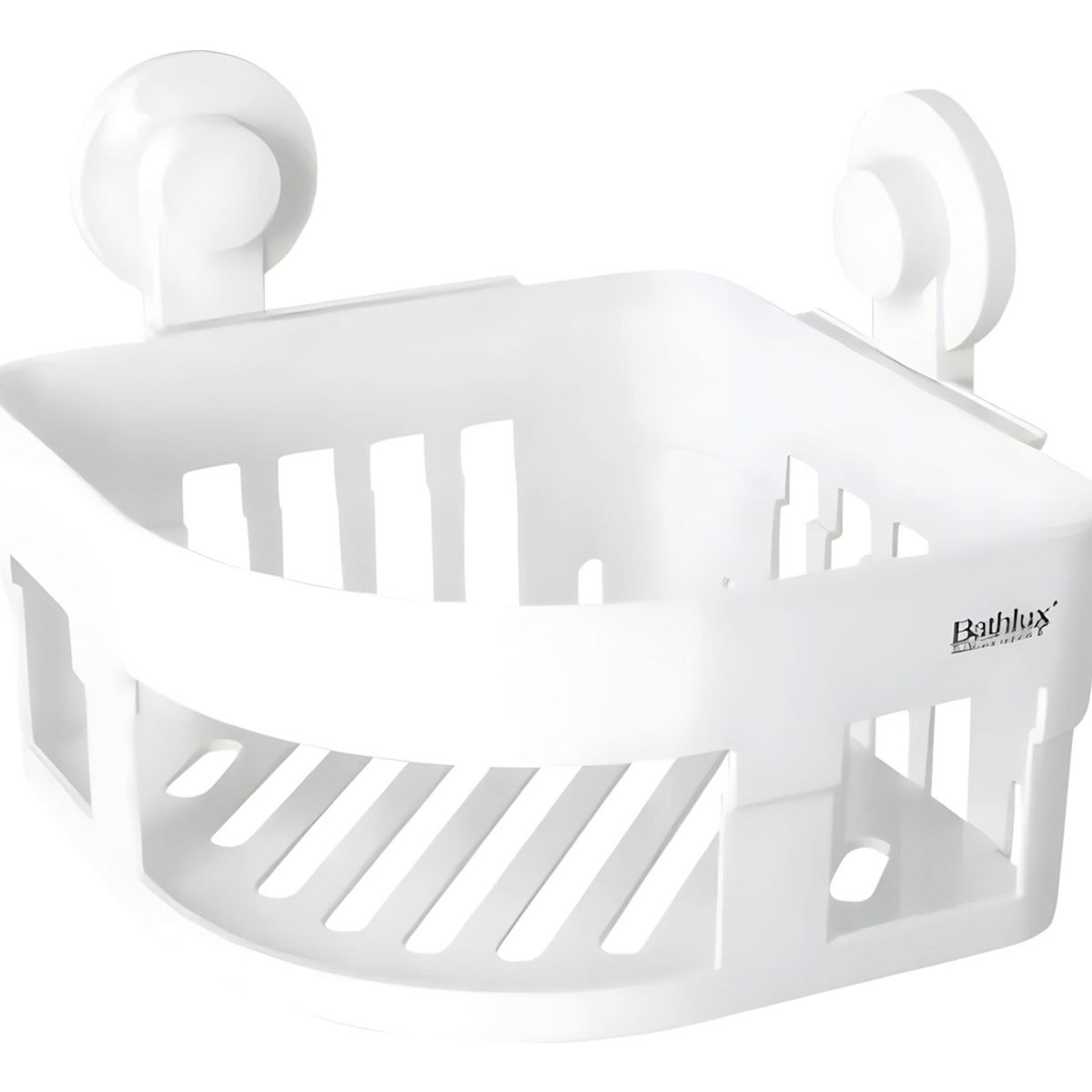 BATHLUX - Organizador D Ducha Esquinero Repisa Baño Ventosa Fuerte 30189