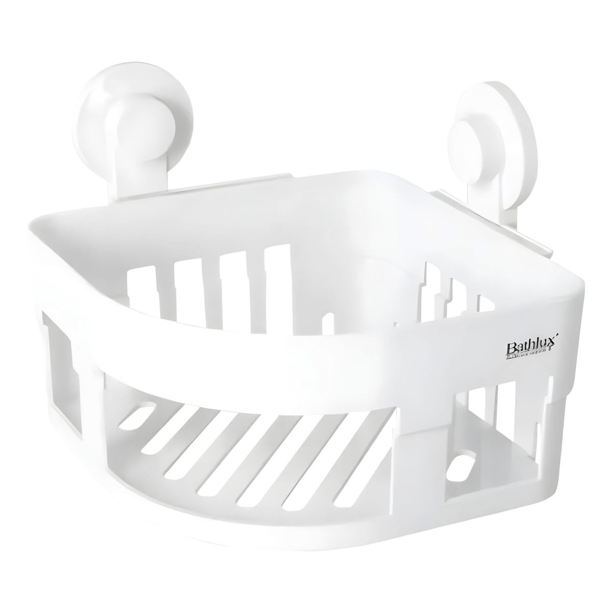BATHLUX - Organizador D Ducha Esquinero Repisa Baño Ventosa Fuerte 30189
