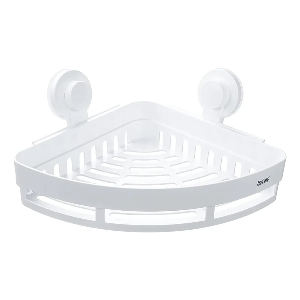 BATHLUX - Esquinero Organizador Baño Multifunción Ventosa Fuerte 4kg 30163