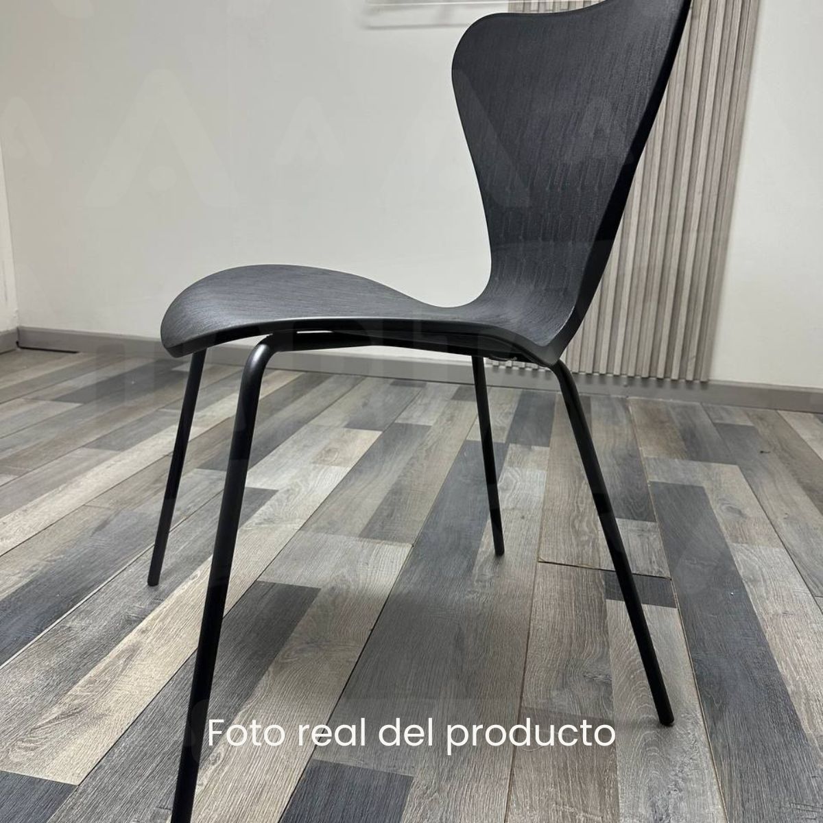 HABITA2 CHILE - Pack 2 Silla Jlove Black de Polipropileno