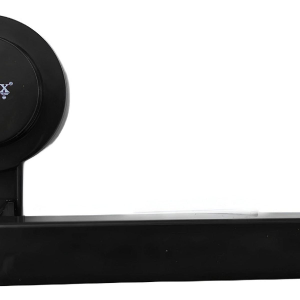 BATHLUX - Porta Papel Higiénico Dispensador De Confort Cn Ventosa Negro 130042