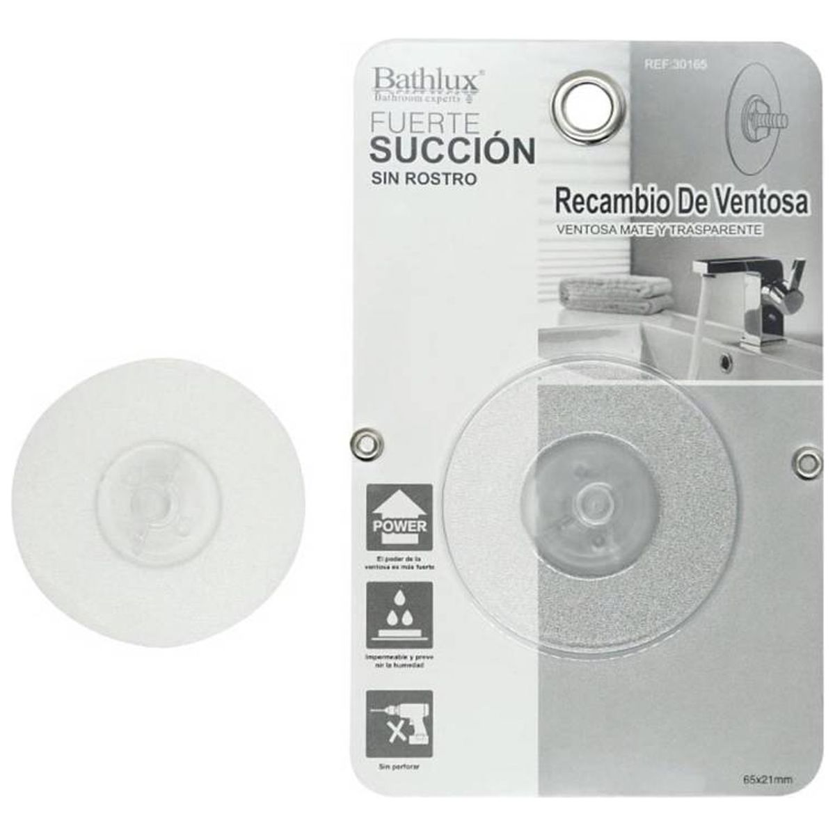 BATHLUX - Ventosa De Repuesto Ventosa Bathlux Recambio Para Accesorios