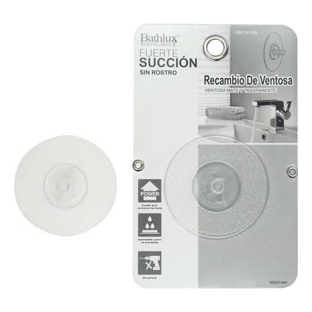 BATHLUX - Ventosa De Repuesto Ventosa Bathlux Recambio Para Accesorios