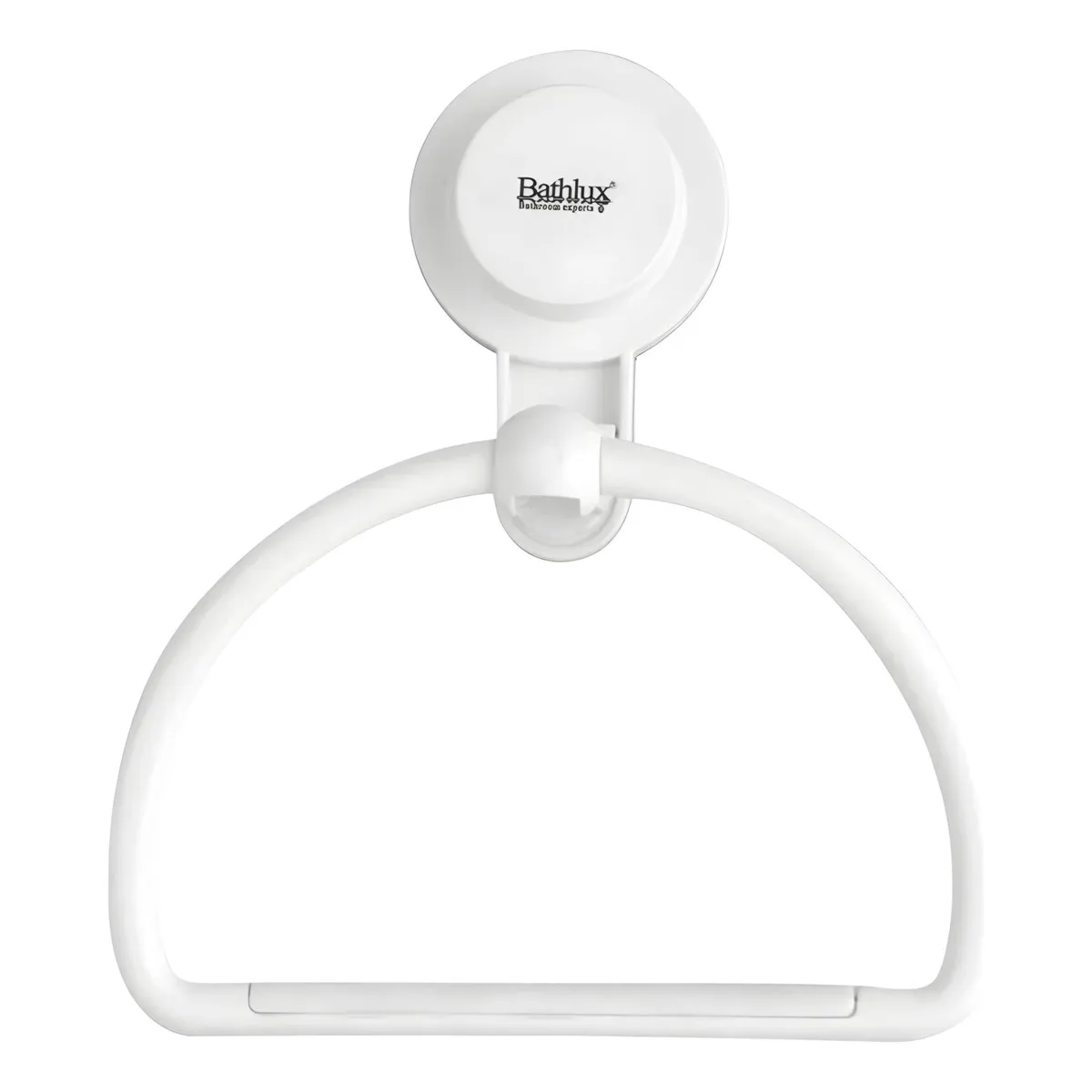 BATHLUX - Toallero De Pared Semi Circular Pota Toalla Con Ventosa