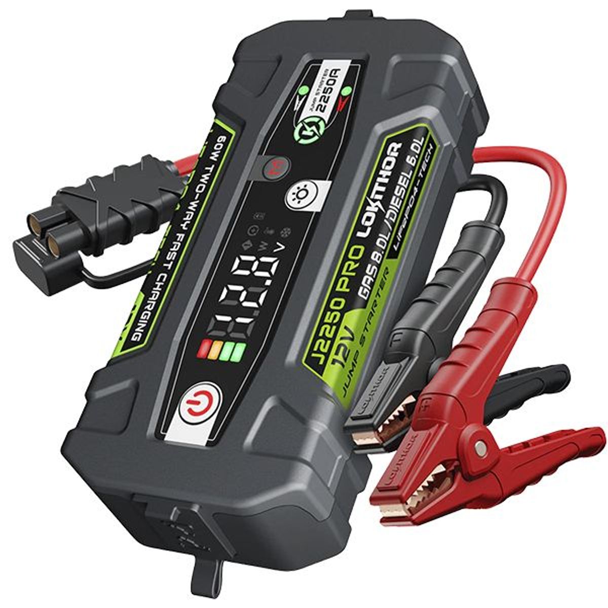 Partidor Auto Baterías 12v 2250a J2250 Pro Lifepo4 Lokithor, marca GENERICO - Foto Principal