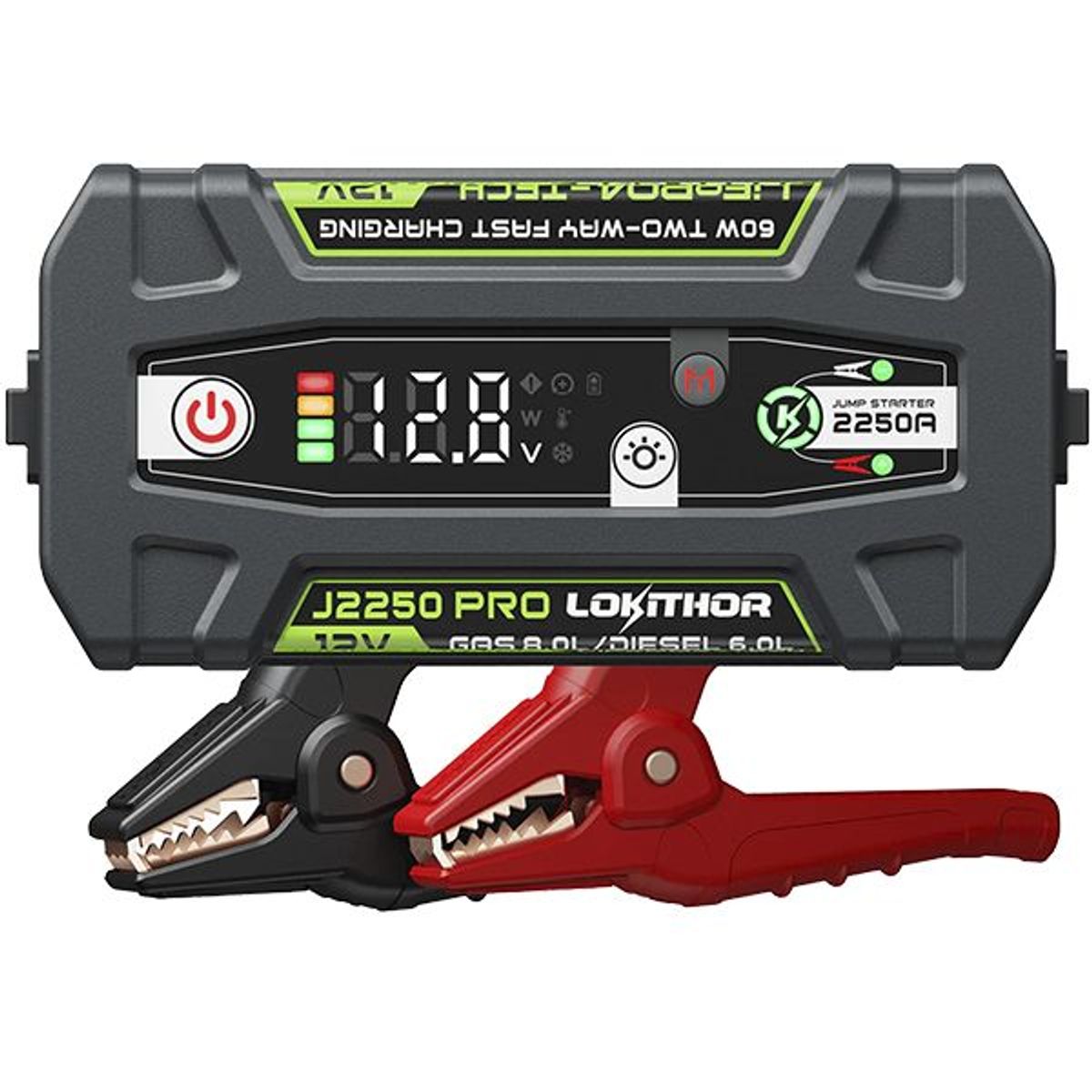 Partidor Auto Baterías 12v 2250a J2250 Pro Lifepo4 Lokithor, marca GENERICO - Foto 2