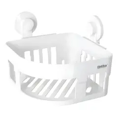 BATHLUX - Organizador D Ducha Esquinero Repisa Baño Ventosa Fuerte 30189