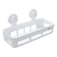 BATHLUX - Cesta Organizador De Ducha Con Ventosa Estante Multifunción 30162