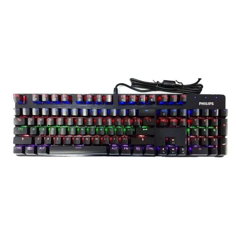 PHILIPS - Teclado Gamer Mecanico Retroiluminado Philips G401