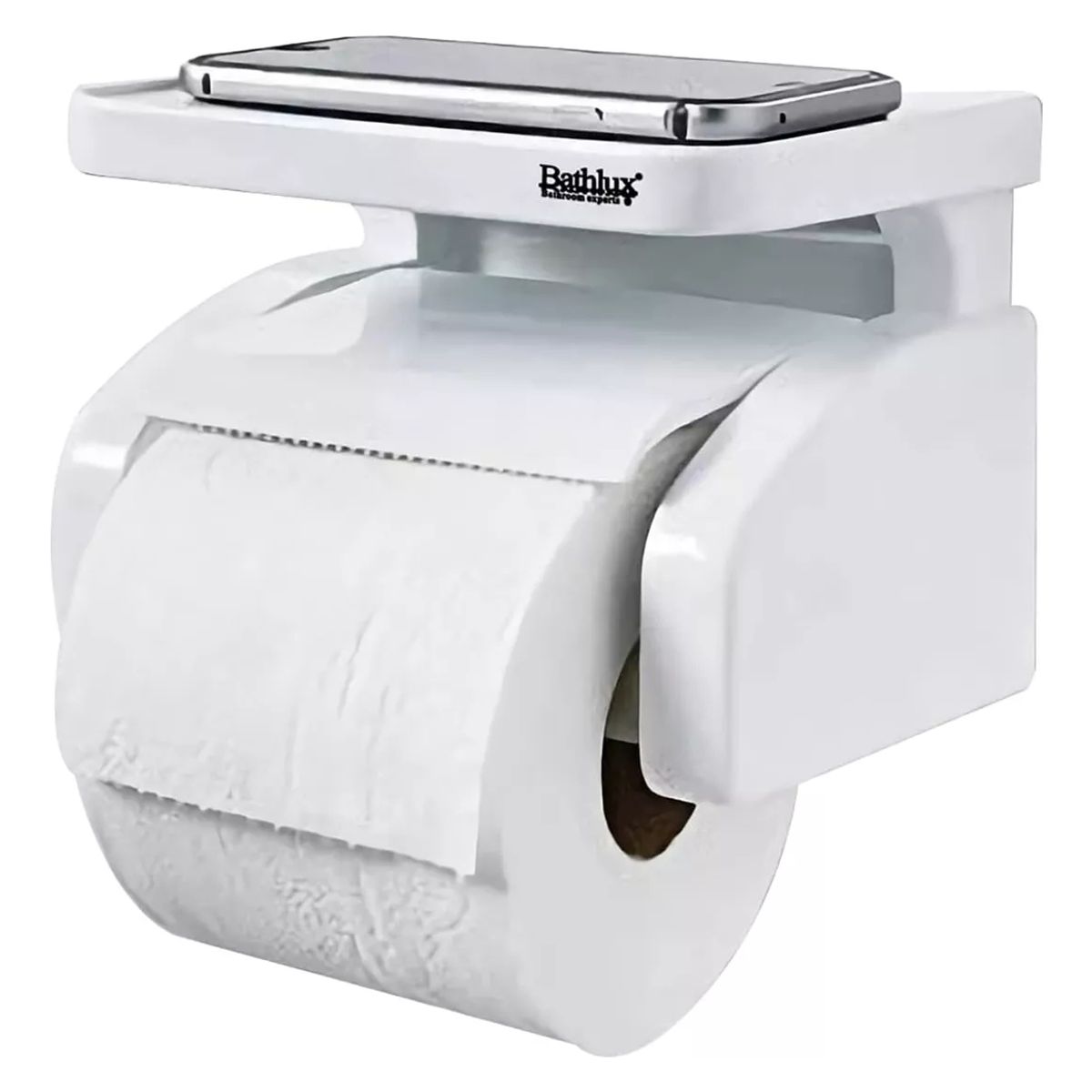 BATHLUX - Dispensador De Confort Porta Papel Higiénico + Soporte De Cel 30127
