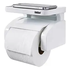 BATHLUX - Dispensador De Confort Porta Papel Higiénico + Soporte De Cel 30127