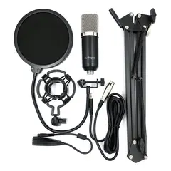 AUDIO PRO - Kit Soporte Para Microfono Condensador Brazo Antipop Y Araña