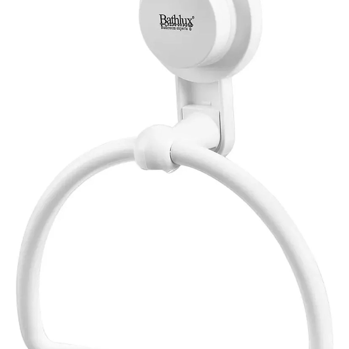 BATHLUX - Toallero De Pared Semi Circular Pota Toalla Con Ventosa