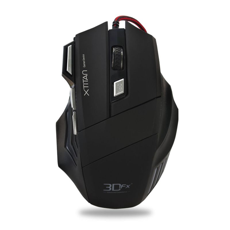 3DFX - Mouse Gamer 3DFX Xtitan 3200 DPI 07518 Negro