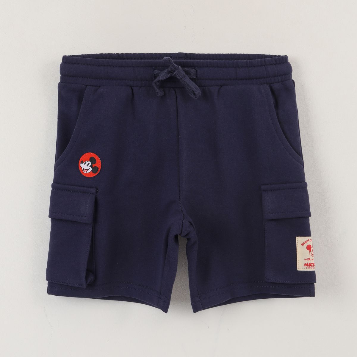 DISNEY - Short Niño Azul Cargo Mickey Disney