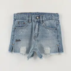 BARBIE - Short Niña Azul Mezclilla