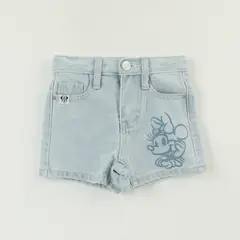 DISNEY - Short Niña Azul Jeans Minnie