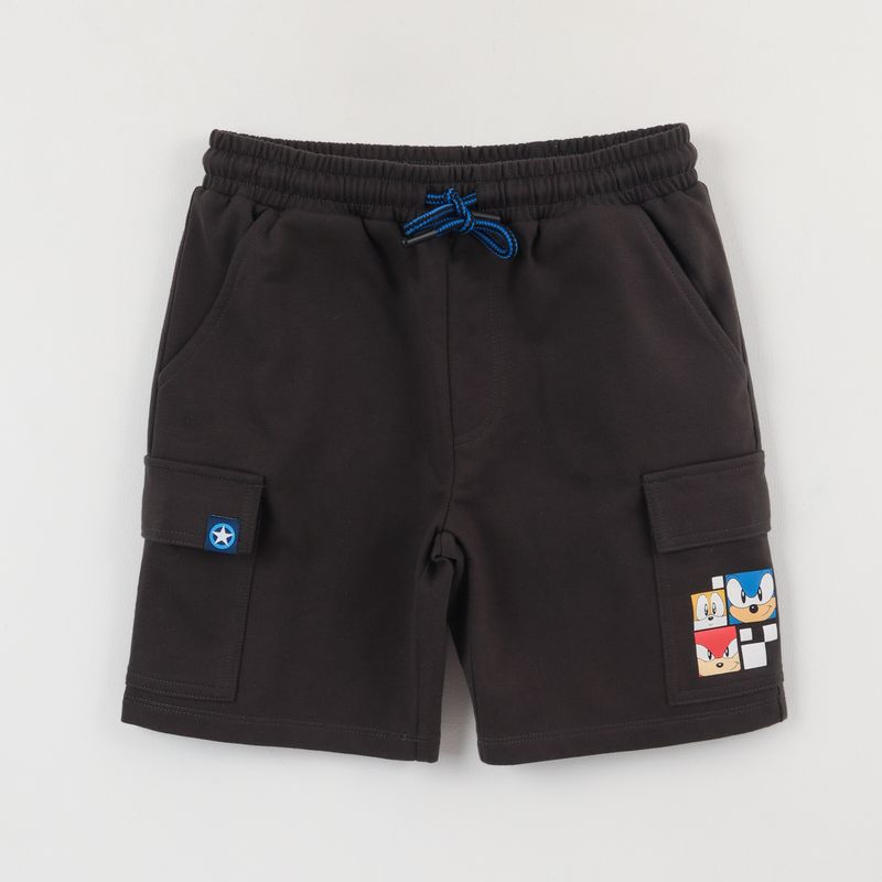 SONIC - Short Niño Azul Cargo Sonic
