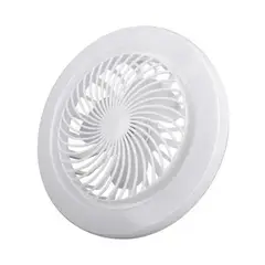 GENERICO - Mini Ventilador De Techo Ampolleta + Control