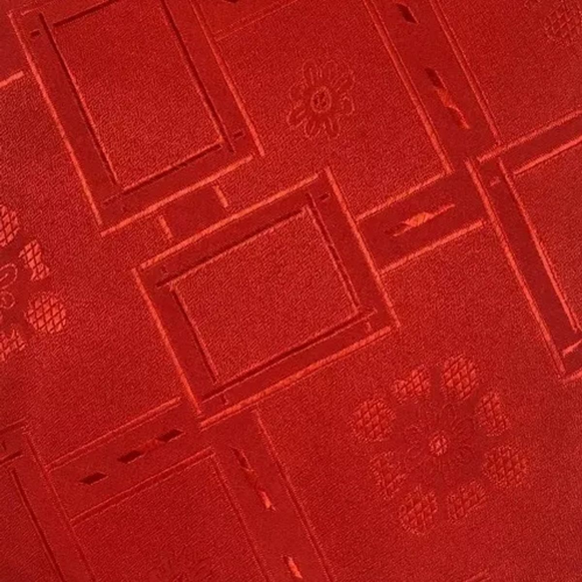 GENERICO - Mantel rectangular 140x220 diseños rojo