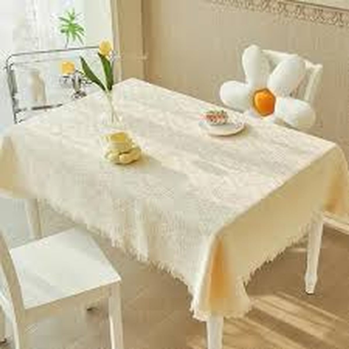 GENERICO - Mantel rectangular 140x220 diseños crudo