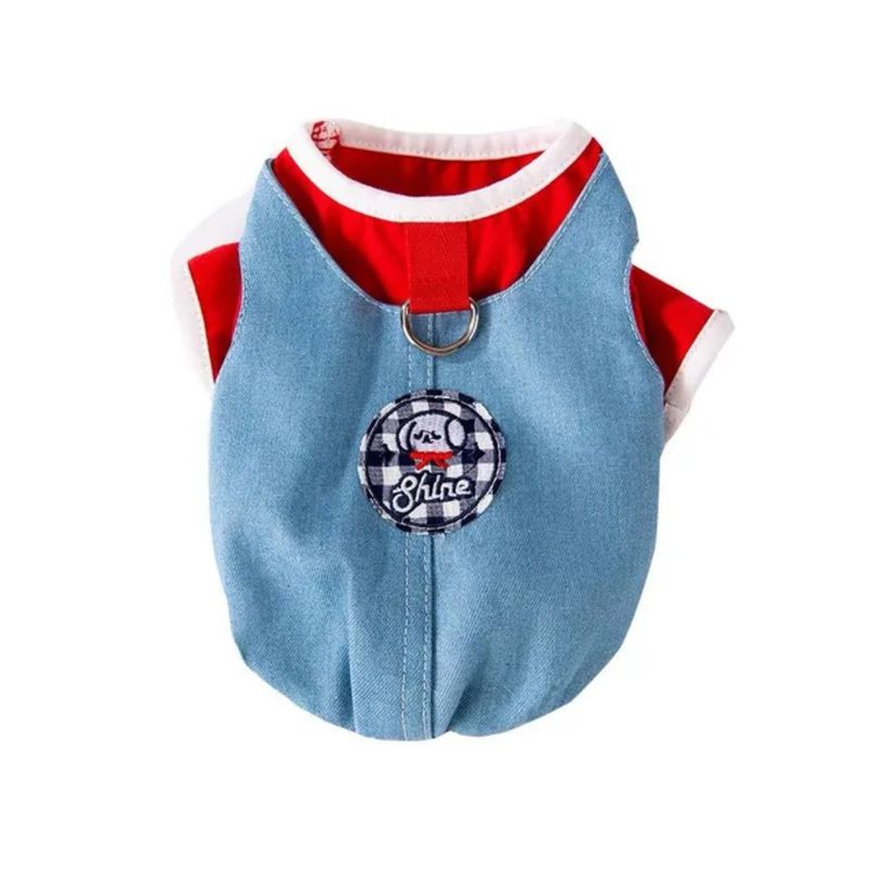 GENERICO Polera Ropa Para Mascotas Perro Gato Con Hebilla Verano M