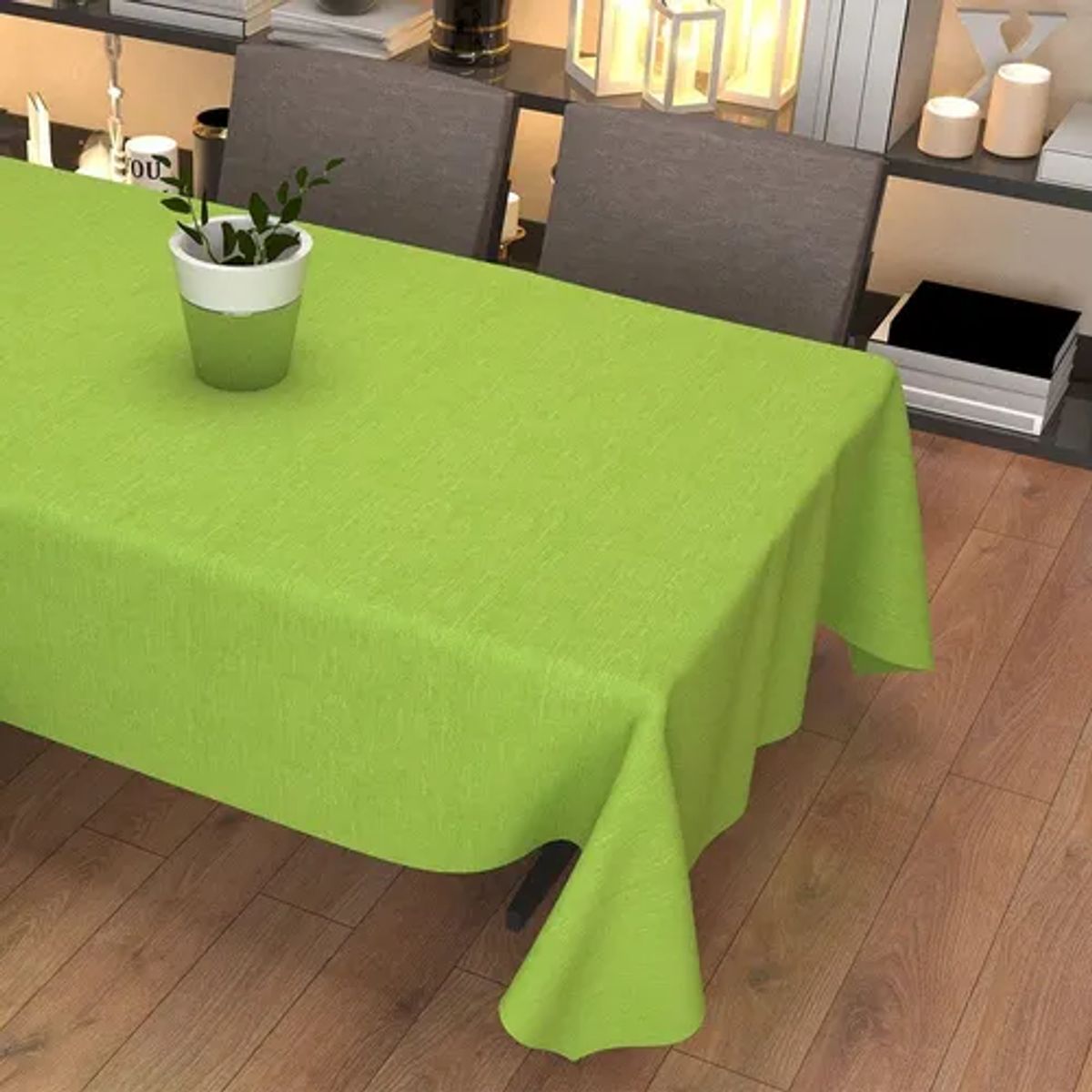 GENERICO - Mantel rústico doral 150x210 verde