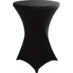 GENERICO - Mantel spandex redondo 80x110 negro