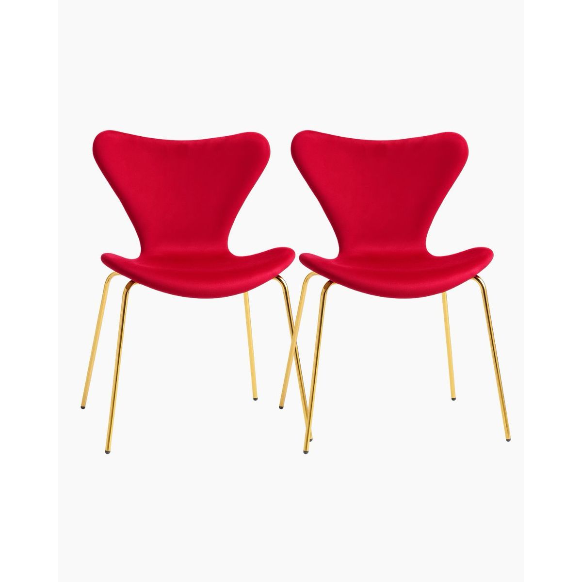 HABITA2 CHILE - Pack 2 Silla Jlove Velvet Gold