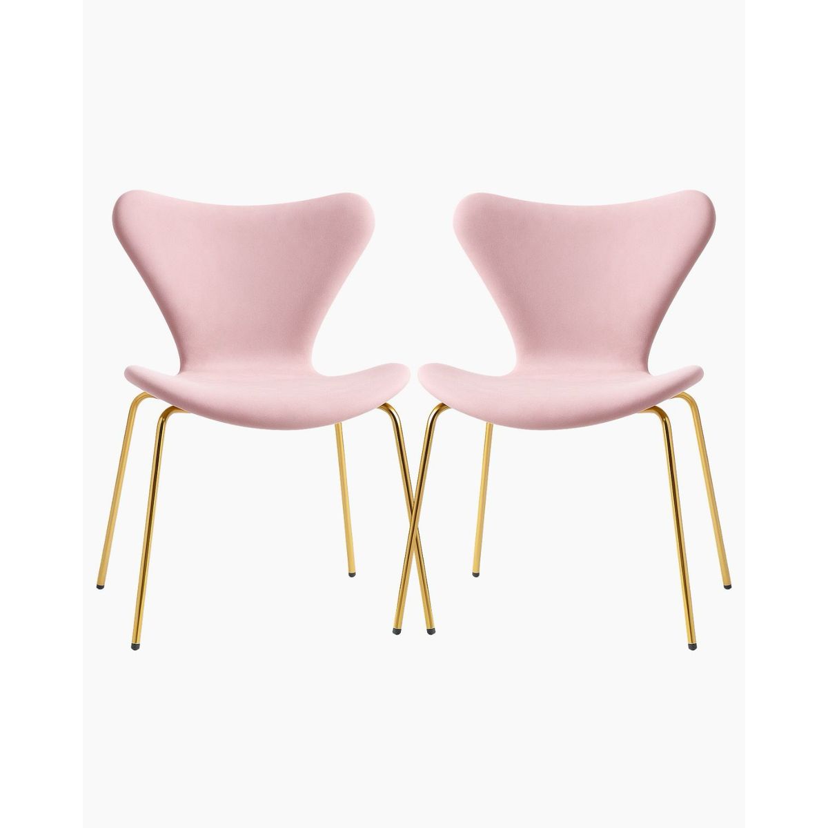 HABITA2 CHILE - Pack 2 Silla Jlove Velvet Gold