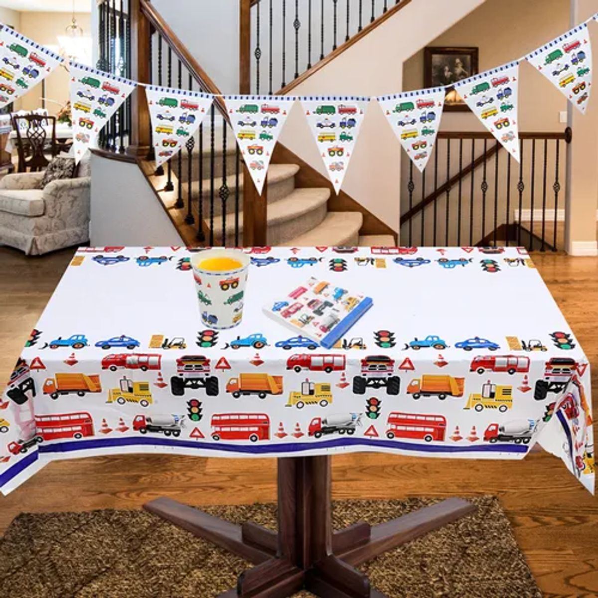Mantel plástico cumpleaños varios diseños, marca GENERICO - Foto 2