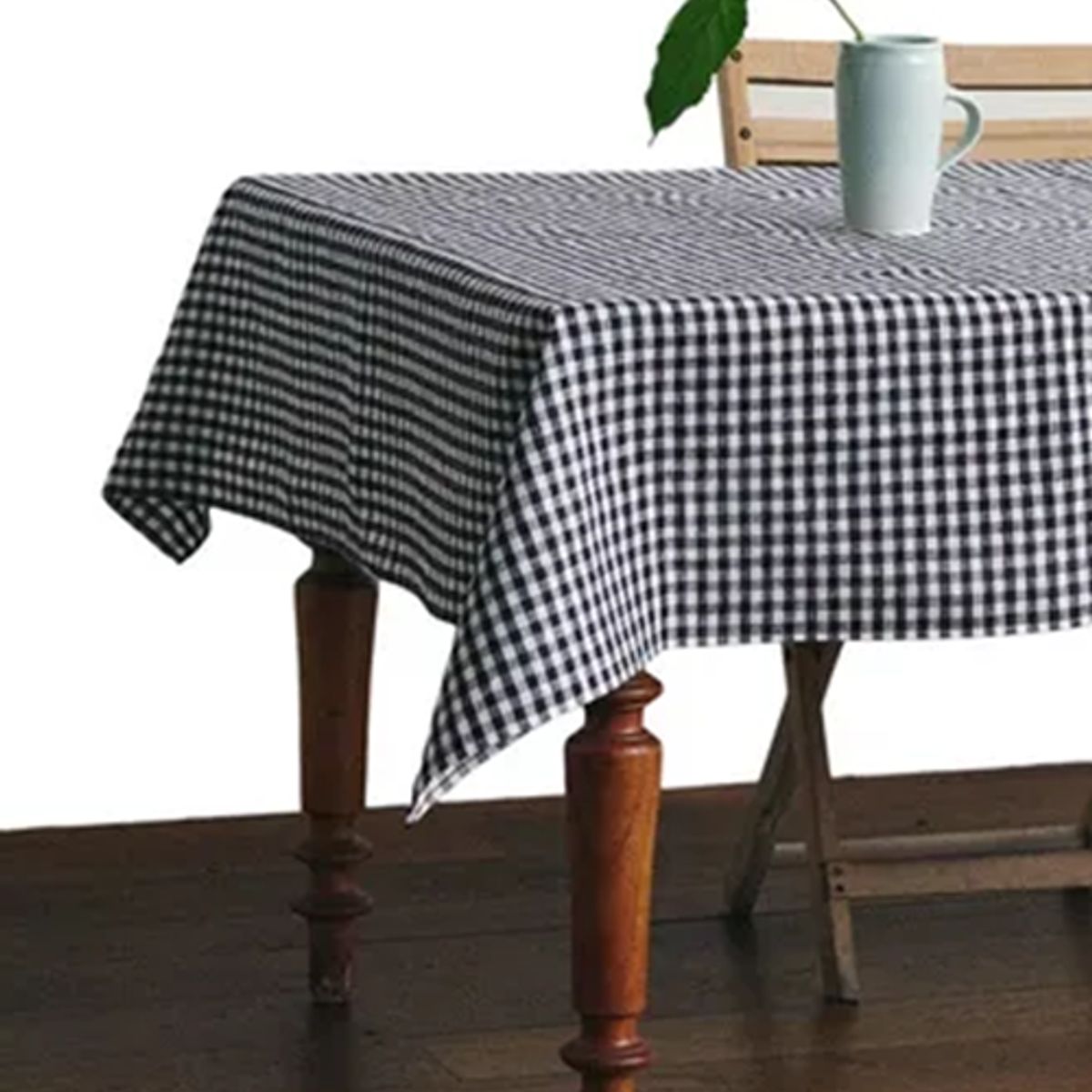 GENERICO - Mantel rectangular cuadros lino 140x220