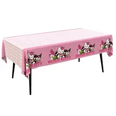 GENERICO - Mantel hello kitty plástico cumpleaños