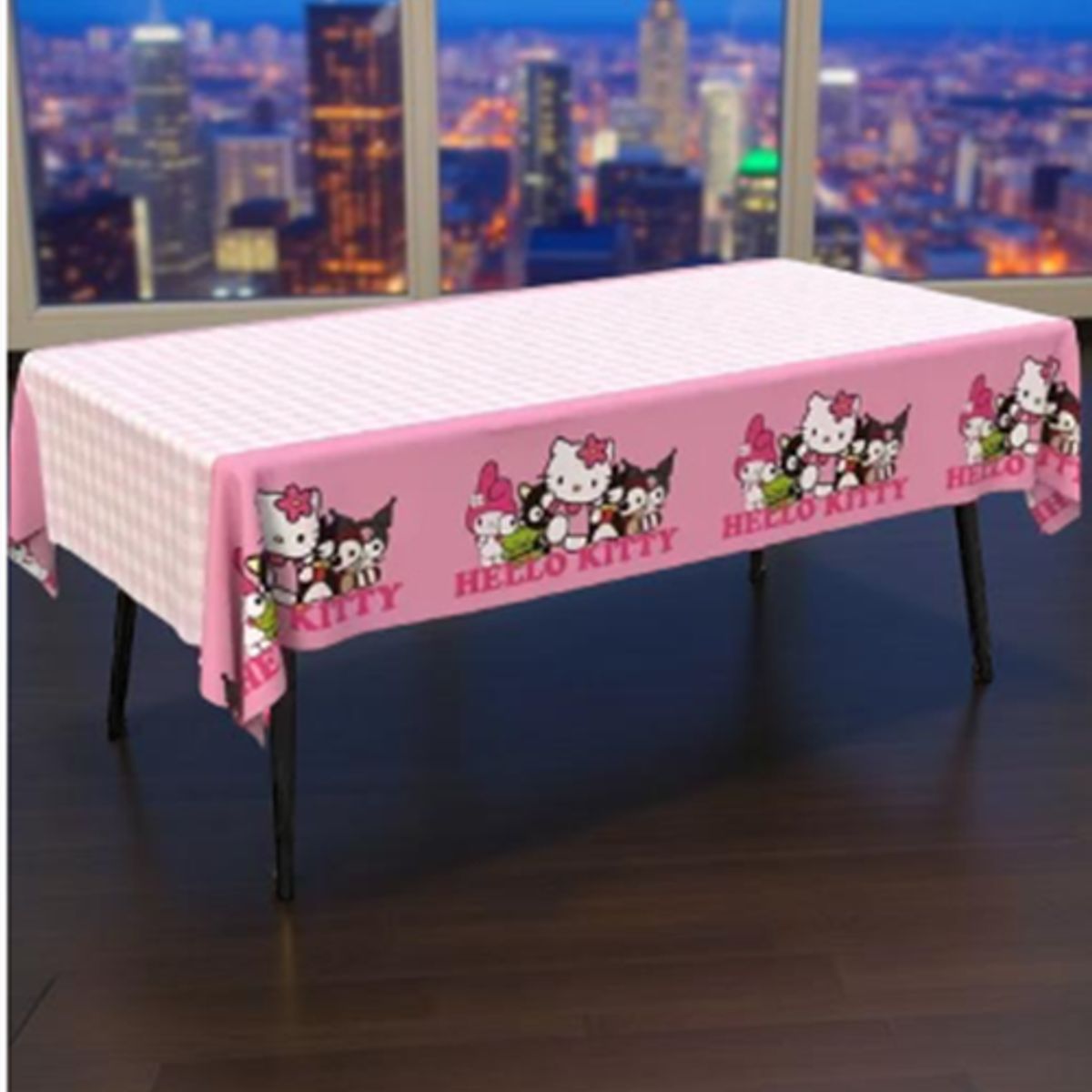 GENERICO - Mantel hello kitty plástico cumpleaños