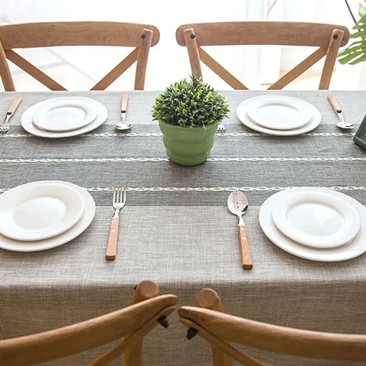 GENERICO - Mantel rectangular tono pastel 200cm