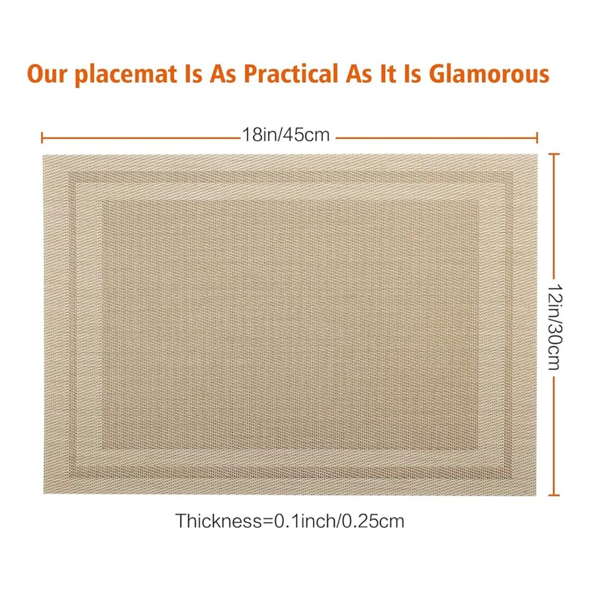 GENERICO - Set 6 individuales lavables impermeables