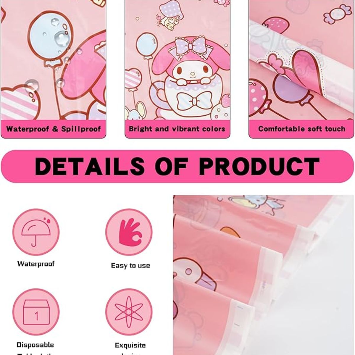 GENERICO - Mantel cumpleaños my melody